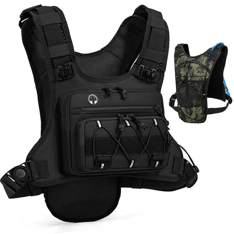 Colete de Hidratação para Corrida, Ciclismo, Caminhada, Corrida de Bicicleta, Maratona, Bolsa Tática Esportiva para Casa