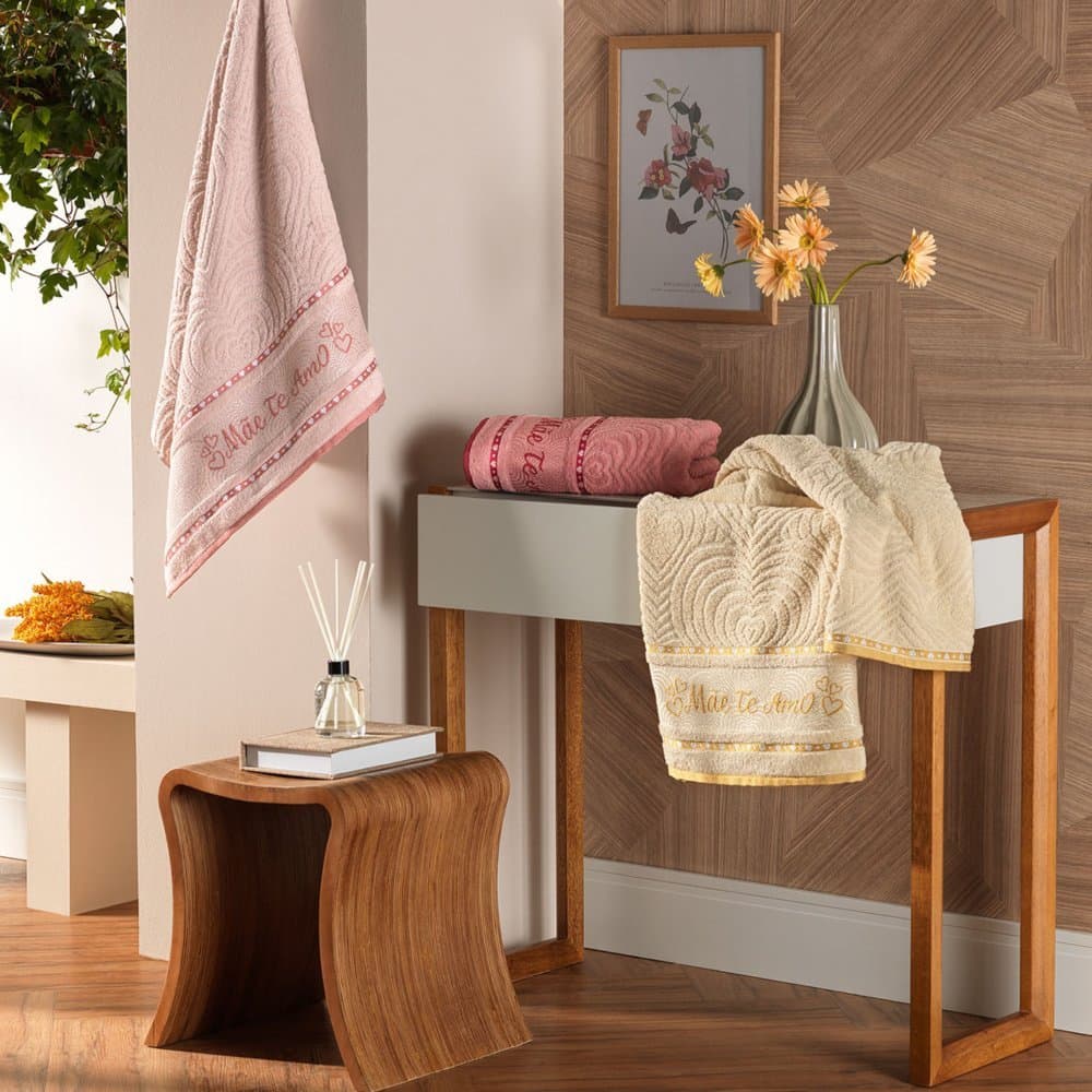 Toalha de Rosto Jacquard Appel 390g/m² - Dia das Mães 2025