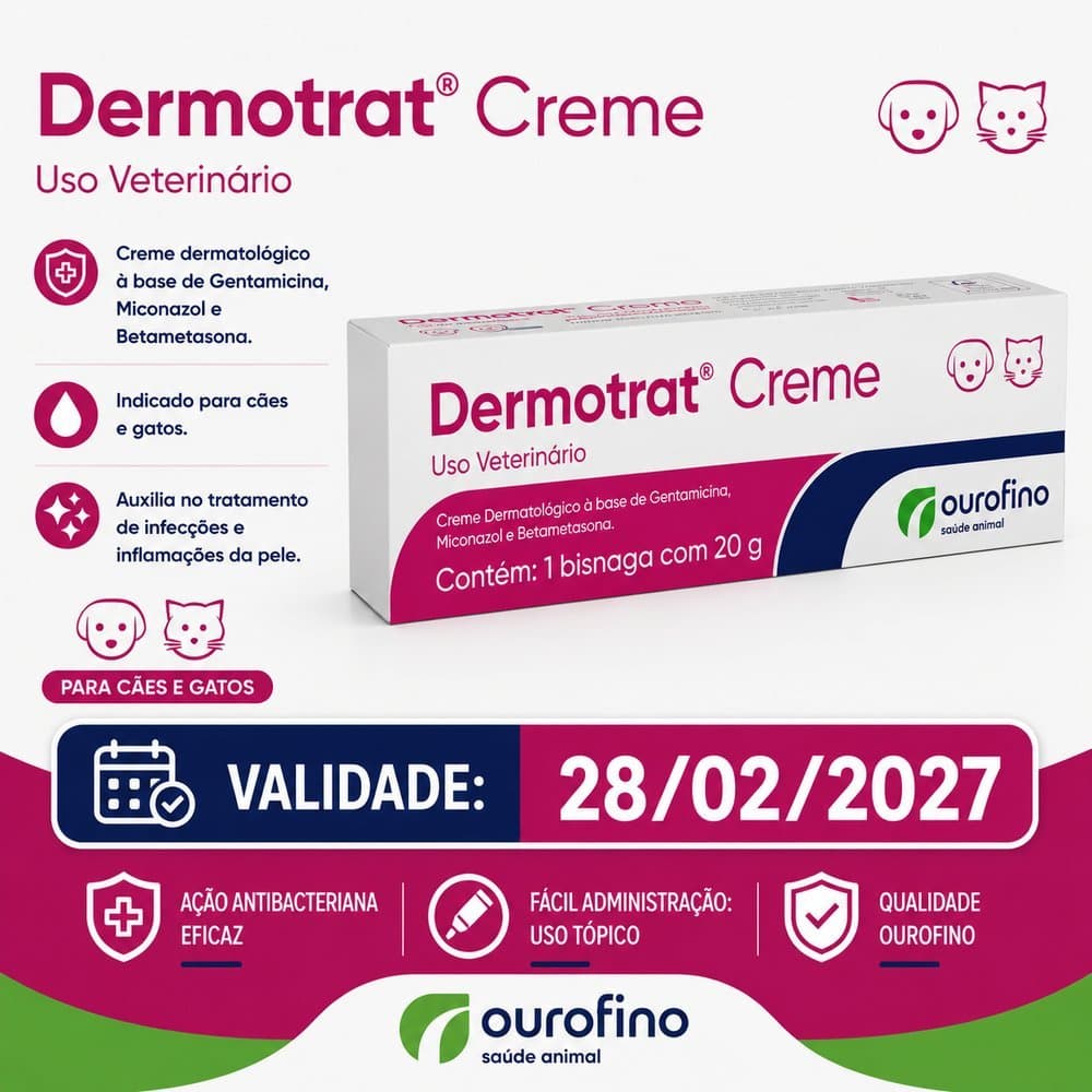DERMOTRAT OUROFINO CREME - 20G