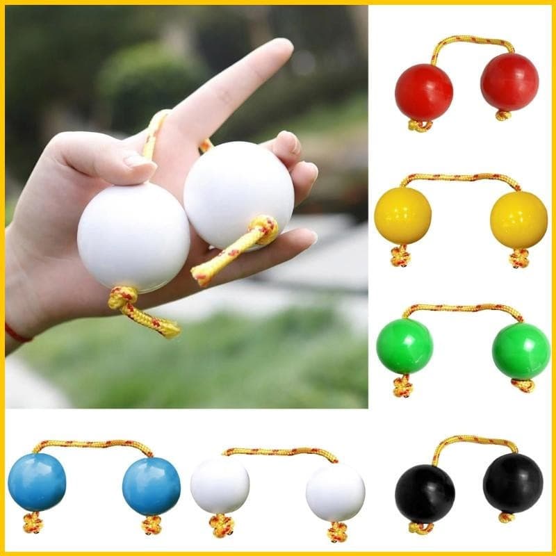 SUN Music Egg Shaker Chocalho Asalato Fingertip Drum Balls Set Africano