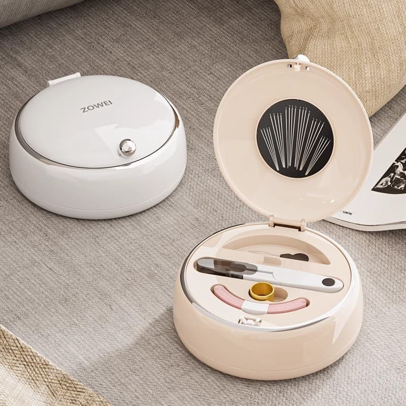 Caixa de costura magnética portátil caixa de ferramentas de costura doméstica dormitório Kit de costura manual conjunto
