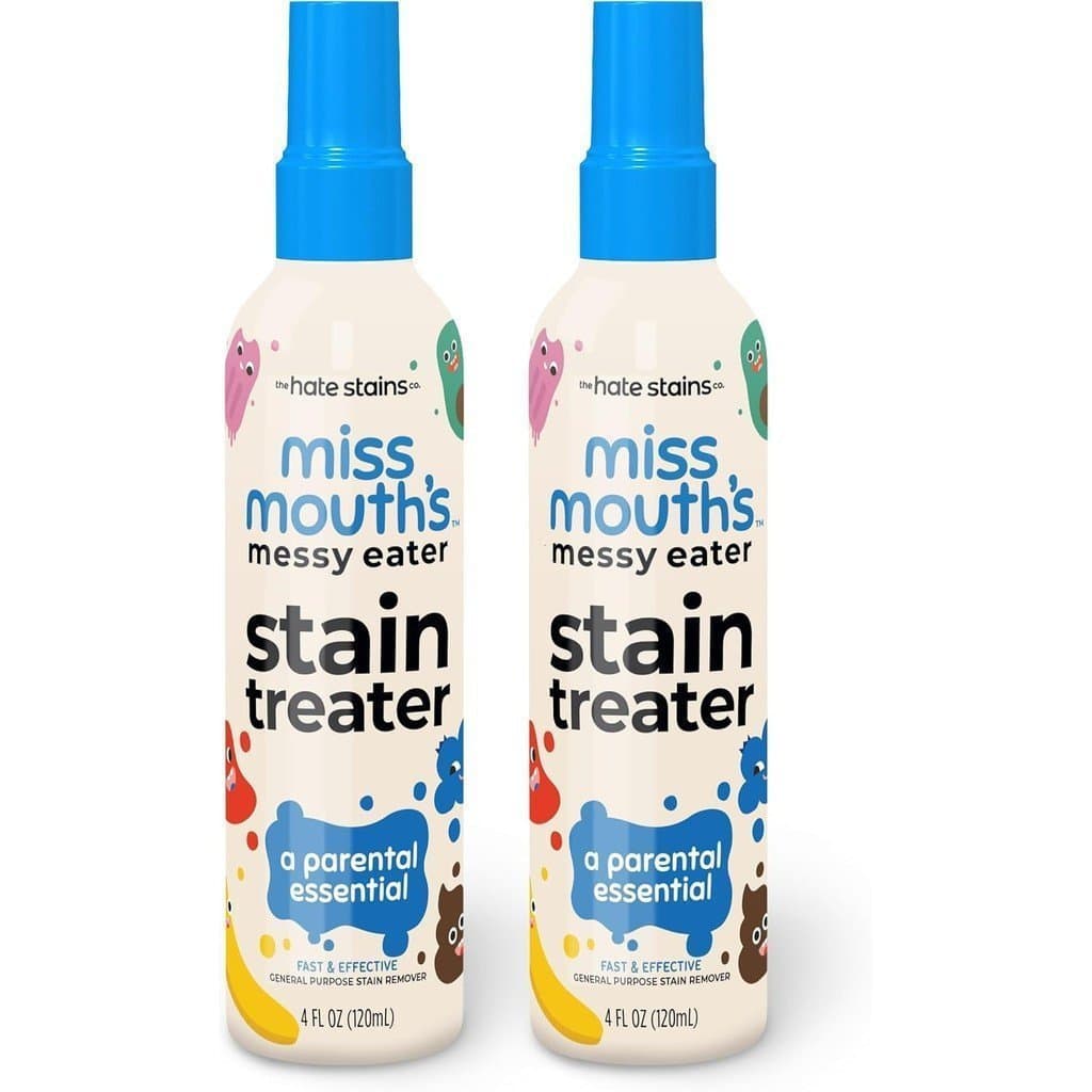 Spray Removedor de Manchas Miss Mouth, adequado para utensílios de mesa manchados - 4 onças, removedor de manchas em emb