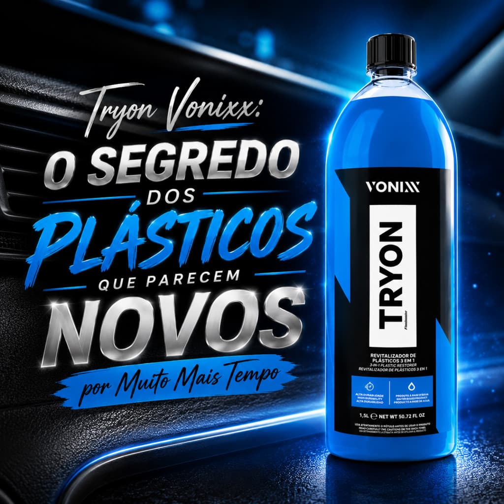 Tryon Restaurador De Plásticos e Borrachas 3 em 1 1,5L - Vonixx