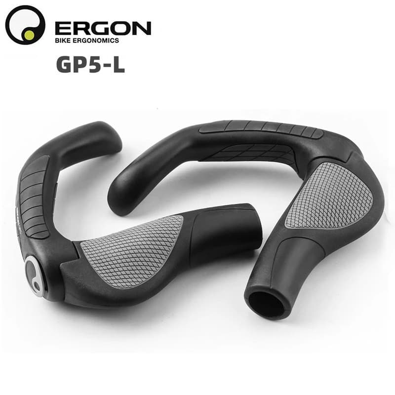 Alemão ERGON bola de carne humana guiador capa GP5-L Mountain Bike viagem de longa distância ciclismo chifre estendido V