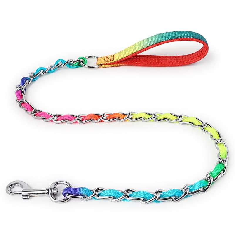 Trela curta para cães, coleira curta de um passo que acompanha cães pequenos, médios e grandes, Universal, curta, Nylon,