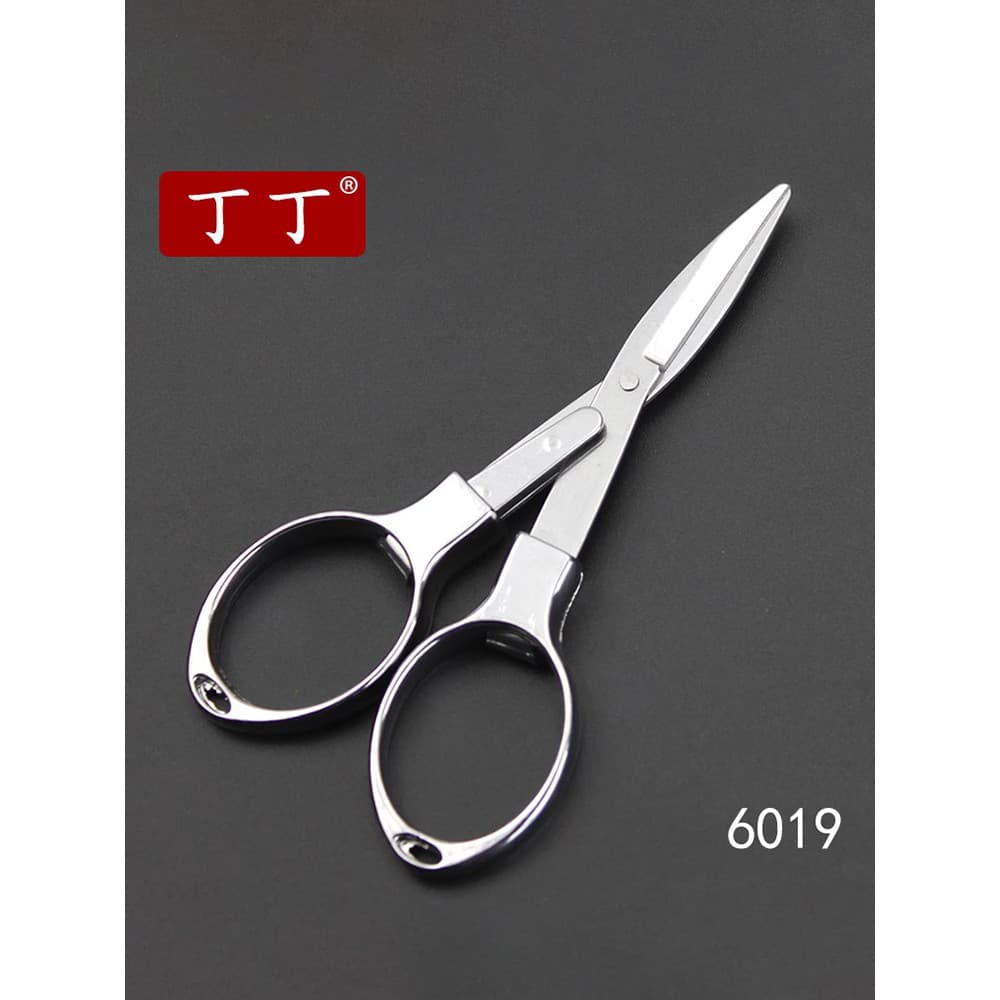 Dingding tesoura de viagem Pull-out tesoura dobrável pequena fácil de transportar de pesca figura 8 tesoura nari