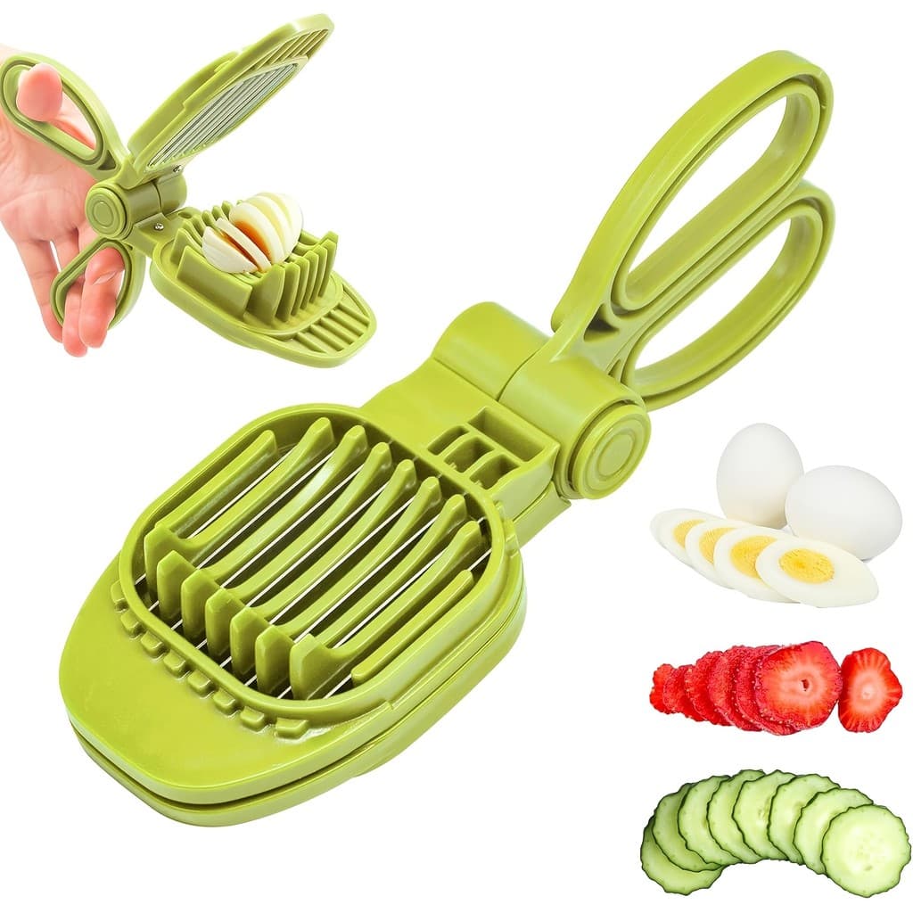 Cortador de Frutas, para cortar morangos, bananas e kiwis, assim como ovos cozidos. Adequado para fatiar frutas, salsich