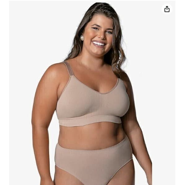 Sutiã Sustentação Demillus Ultraleve Plus Size Único 061156