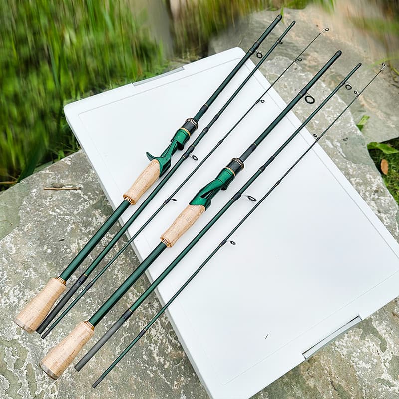 Vara De Pesca Ultraleve Para Viagem , Carbono , 6 Seções , 2.1M , 2.4M , ML , Potência , 39-45cm , Comprimento Próximo ,