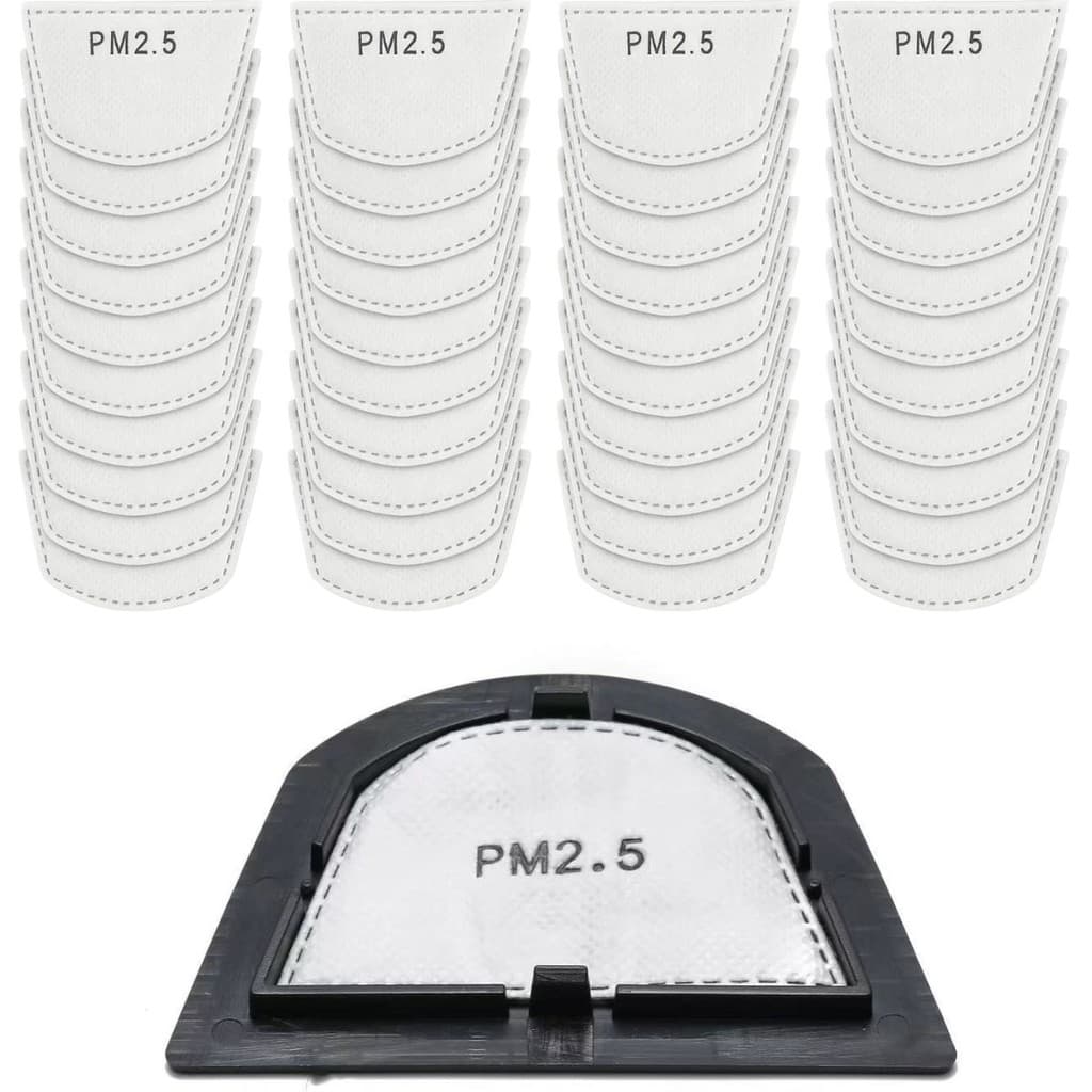 Kit 40 Filtros Pm 2.5 Máscara Proteção Facial Epi Segurança
