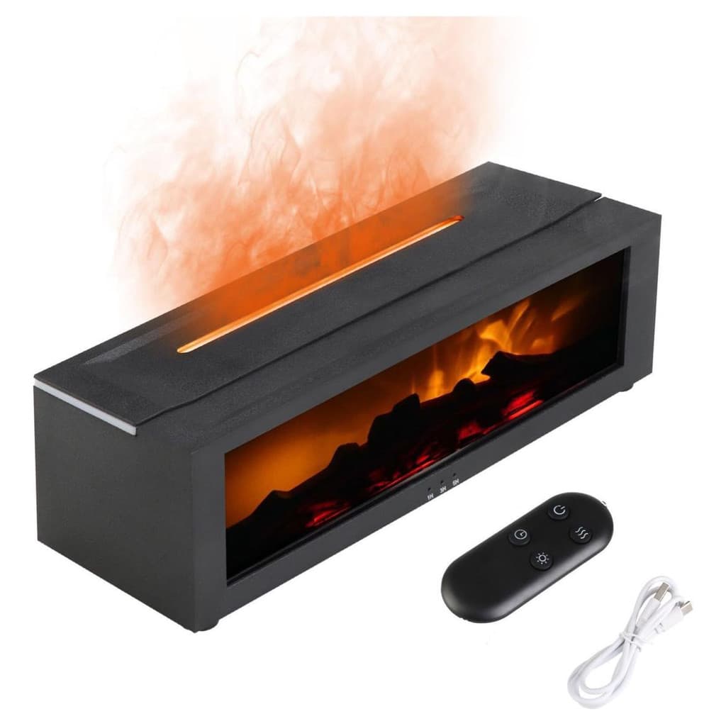 Umidificador Difusor Fragrância Lareira RGB  Aromaterapia