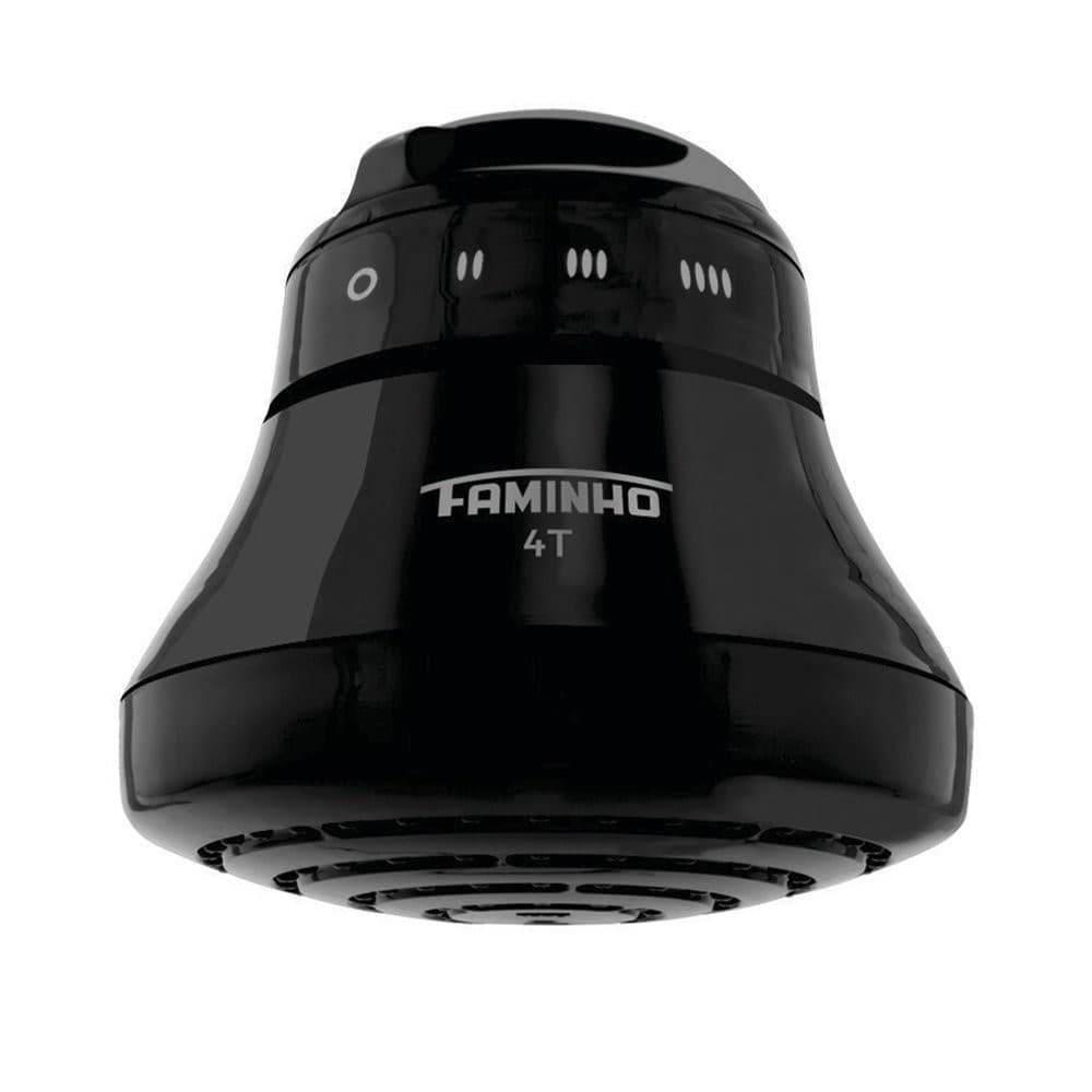 Chuveiro Ducha Faminho Elétrico 4T 220x6800W Preto