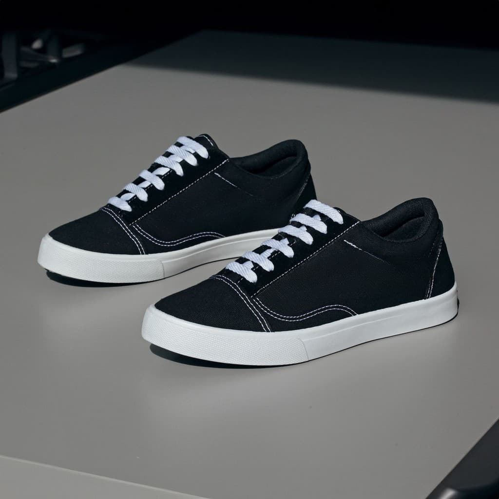 Tênis Masculino Tradicional Casual Preto Basico Leve Promoção Envio Imediato
