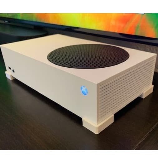 Kit 4 Suporte Pezinho Console Xbox One S - X e Série S - Apoio Horizontal