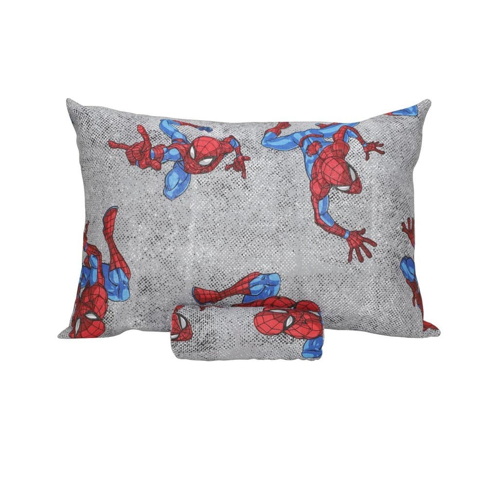 Jogo de Cama Spider Man Marvel - Spider Wall 2 Peças Portallar
