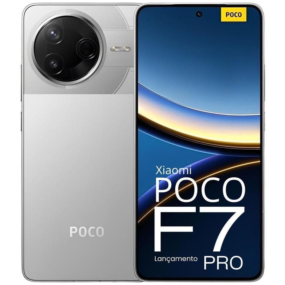 Celular Gamer POCO F7 Pro 5G 256GB 16GB RAM | AMOLED QHD+ 120Hz | Snapdragon | NFC | Câmera 50MP OIS | Lançamento 2025