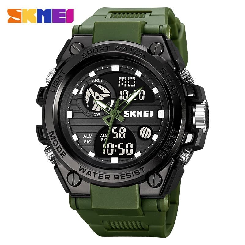 Relógio Masculino SKMEI Eletrônico Esportivo Ao Ar Livre Analógico Digital À Prova D'água