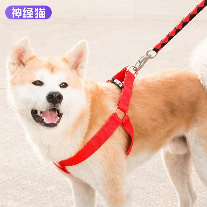 Corda de tração para cães, colete estilo trançado, formato de sela, cinta peitoral, corda para cães, passeio seguro, cam