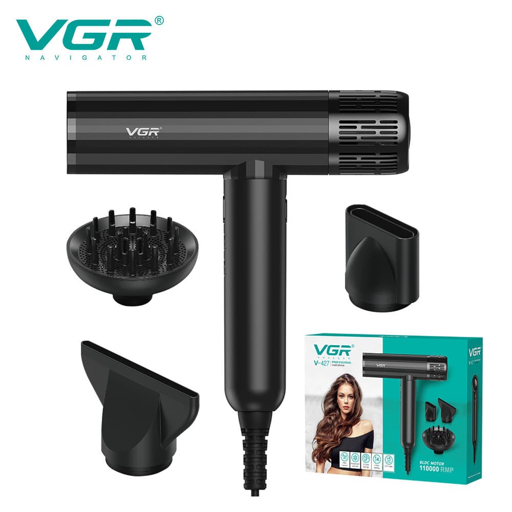 VGR427 Cross-Border novo estilo secador de cabelo doméstico Hotel salão de cabeleireiro de alta velocidade íon negativo
