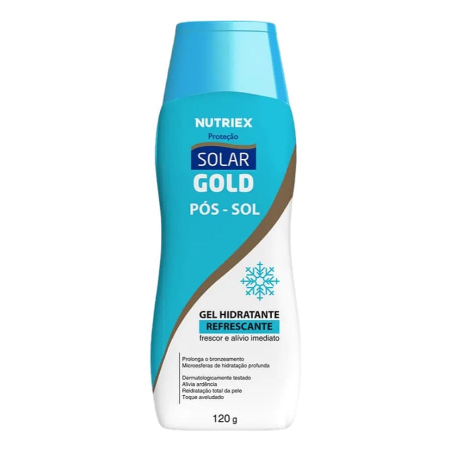 Gel Pós Sol Hidratante Solar Gold Refrescante 120g Nutriex