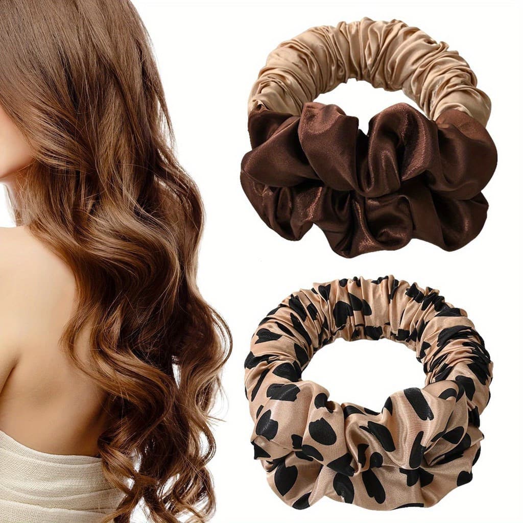 2 Pçs Feminino Modelador Mágico Donut Anel De Cabelo Coque Moda Ferramenta De Estilo Headwear