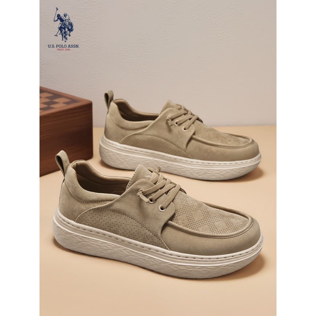 USPOLO.ASSN.Canvas Sapatos Masculinos 2026 Novo Estilo Verão Respirável Estilo Fino All-Match Tênis Casuais Masculinos