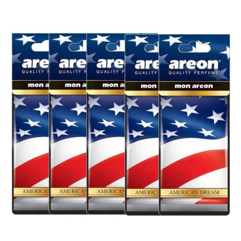 Kit 5 Aromatizante de Carro Mon Areon - American Dream