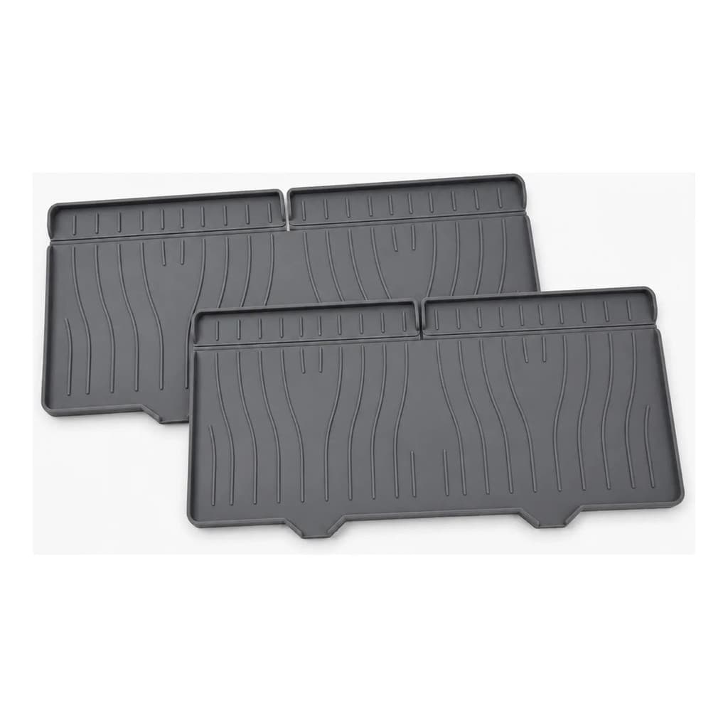Kit 2 Tapete Escorredor Pia Protetor Silicone Louça Cozinha Água Bancada Torneira Mesa