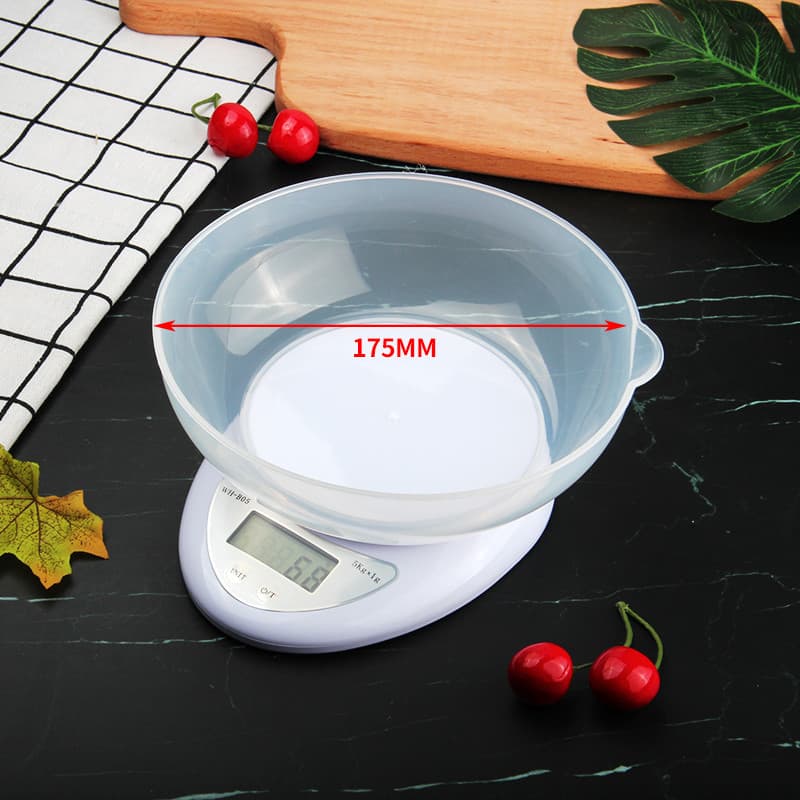 Balança eletrônica Weiheng B05, 5kg, comida assada, Material de ervas, balança de joias, descascamento doméstico, balanç