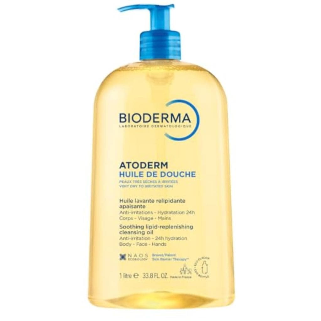 Óleo de Banho Bioderma Atoderm, Óleo para Rosto e Corpo, Óleo Nutritivo para Peles Secas e Sensíveis Atópicas, Para uma