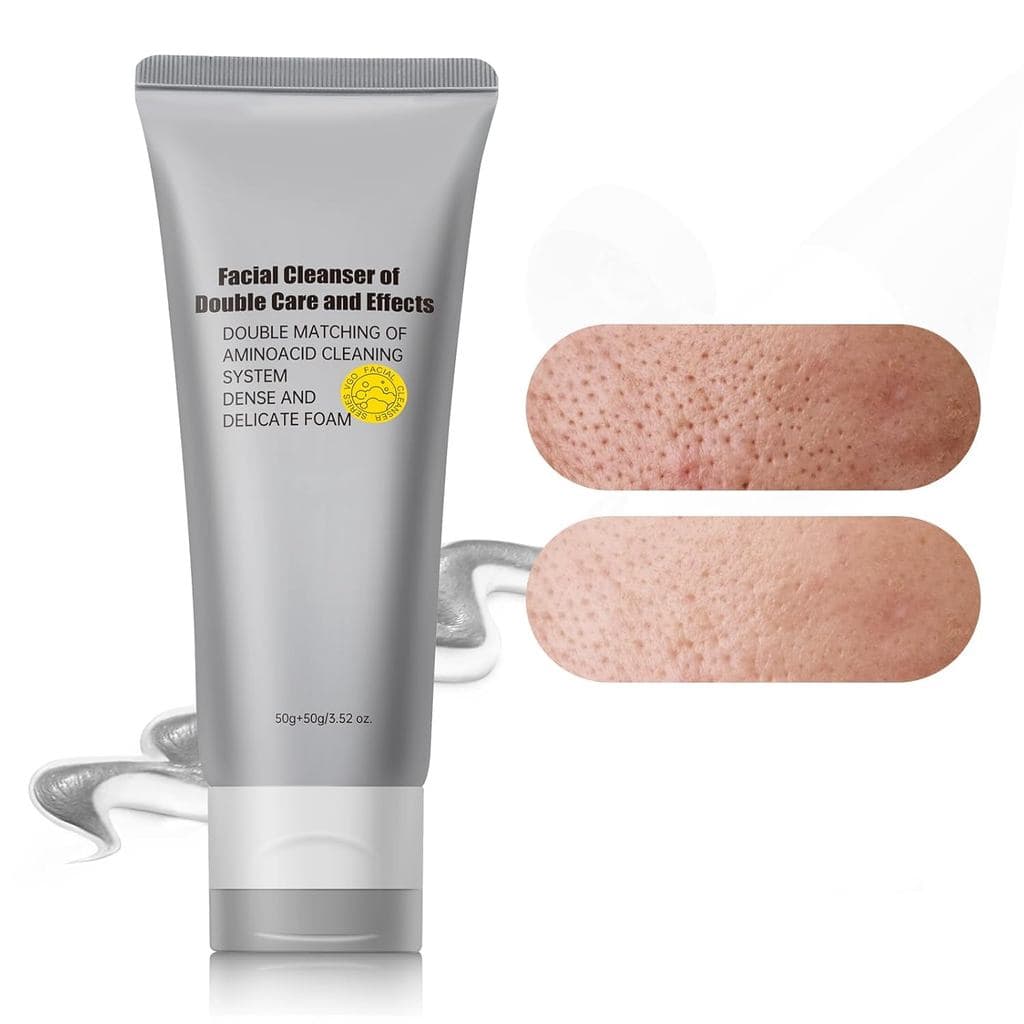Gel de Facial Esfoliante Suave para Profunda dos Poros e Remoção de Cravos, Limpador Facial para Ol