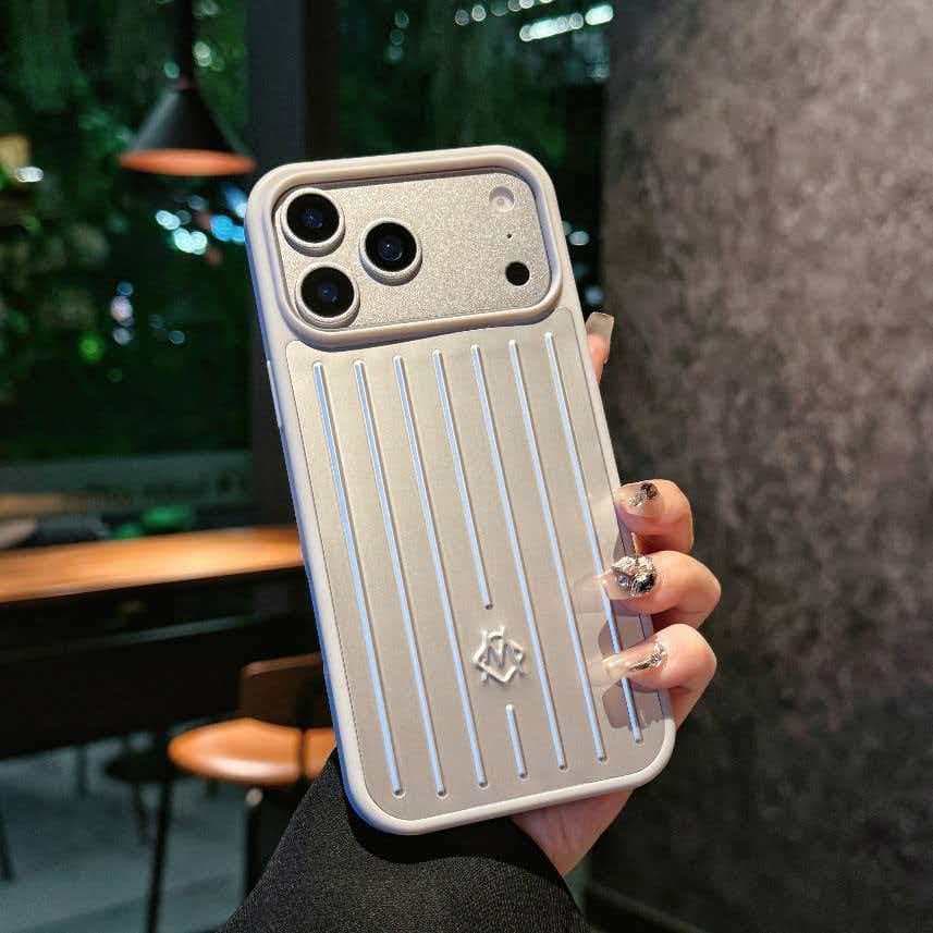 Nova RIMOWA Mala Caso Duro Para iPhone 17 Pro Max 14 15 16 ProMax E 13ProMax 17Pro 16Pro Marca Fosco Capa Traseira Saco