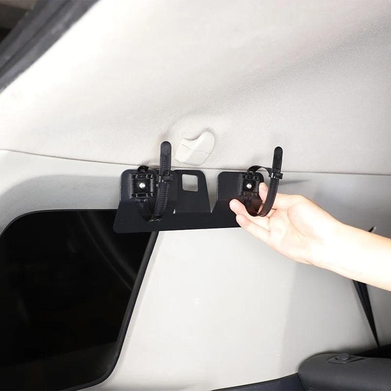 Para Toyota FJ Cruiser 2007-2021 Suporte De Armazenamento Da Porta Traseira Do Carro Extintor Cesta Fixação ABS/Acessóri