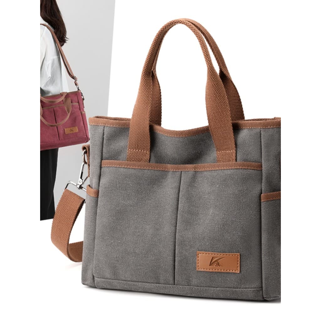 2026 primavera verão novo estilo bolsa feminina novo estilo bolsa de lona simples Diagonal bolsa feminina bolsa de ombro