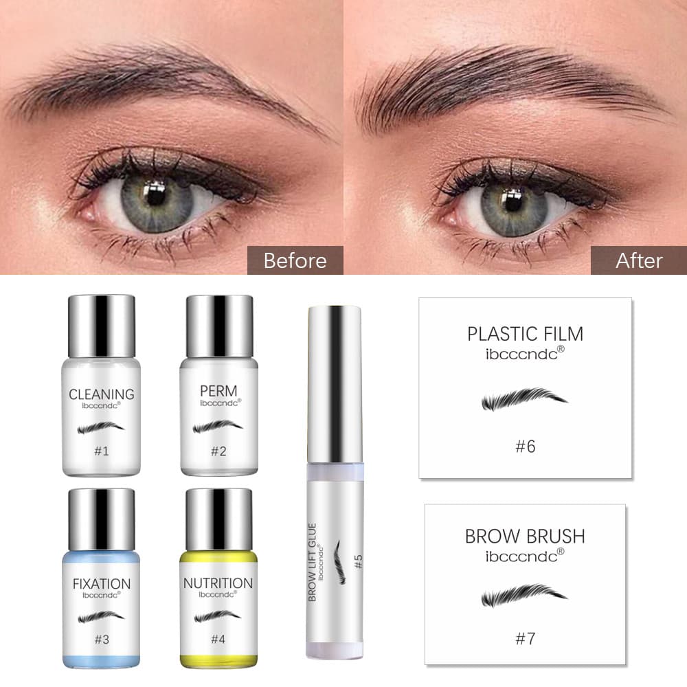 ibcccndc Lash Sobrancelha Lift Kit Conjunto De Permanente De Laminação