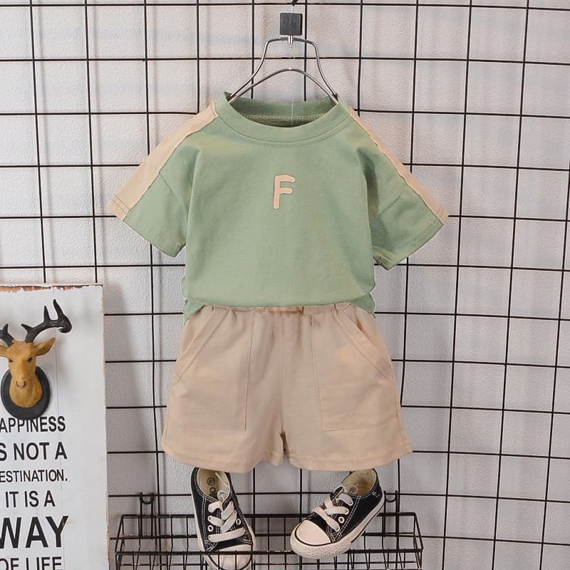 Conjunto de Roupas para Meninos, Camisa Polo de Manga Curta e Calças, Traje Casual de Verão para Crianças Pequenas
