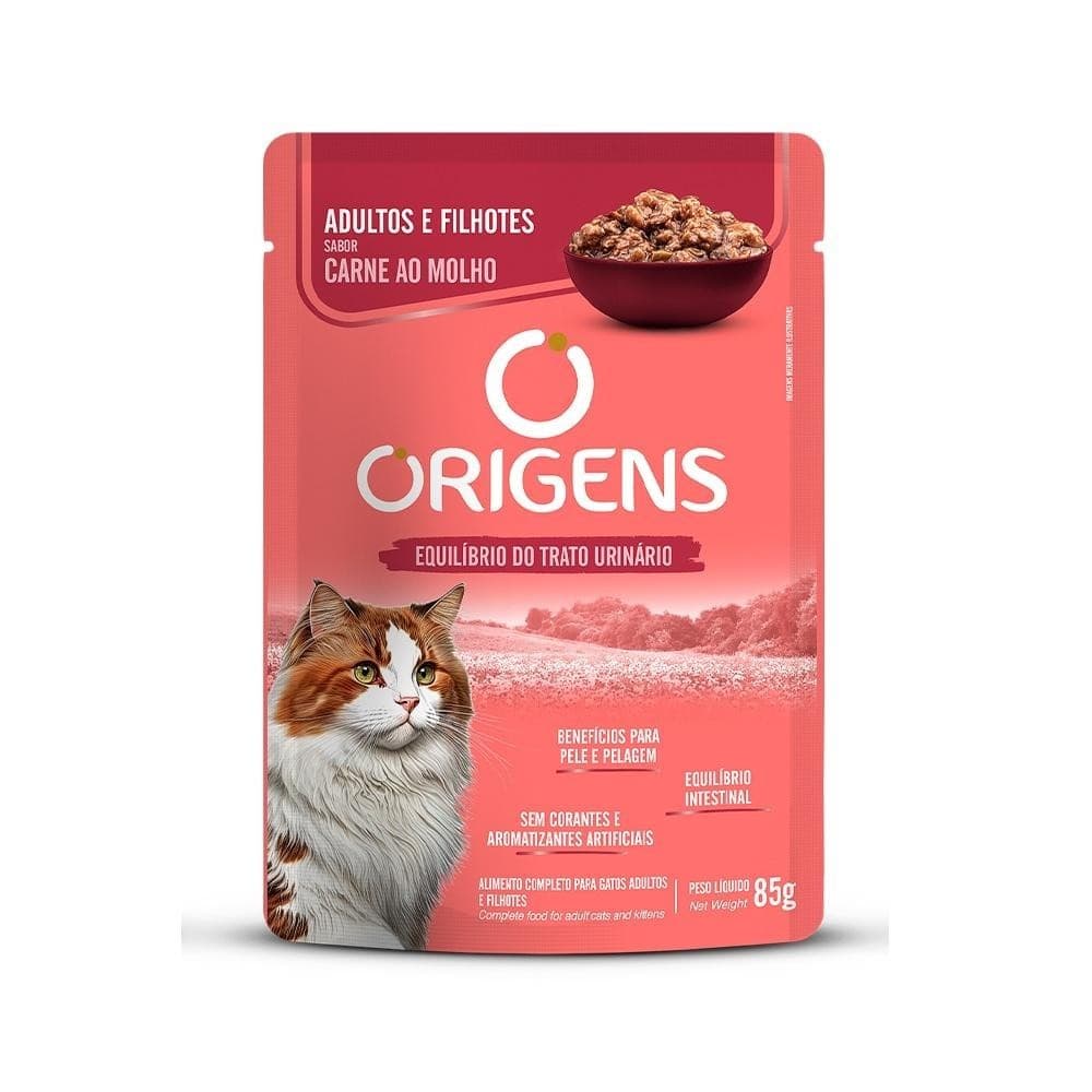 Origens Sache Gatos 85G Ad/Filhote
