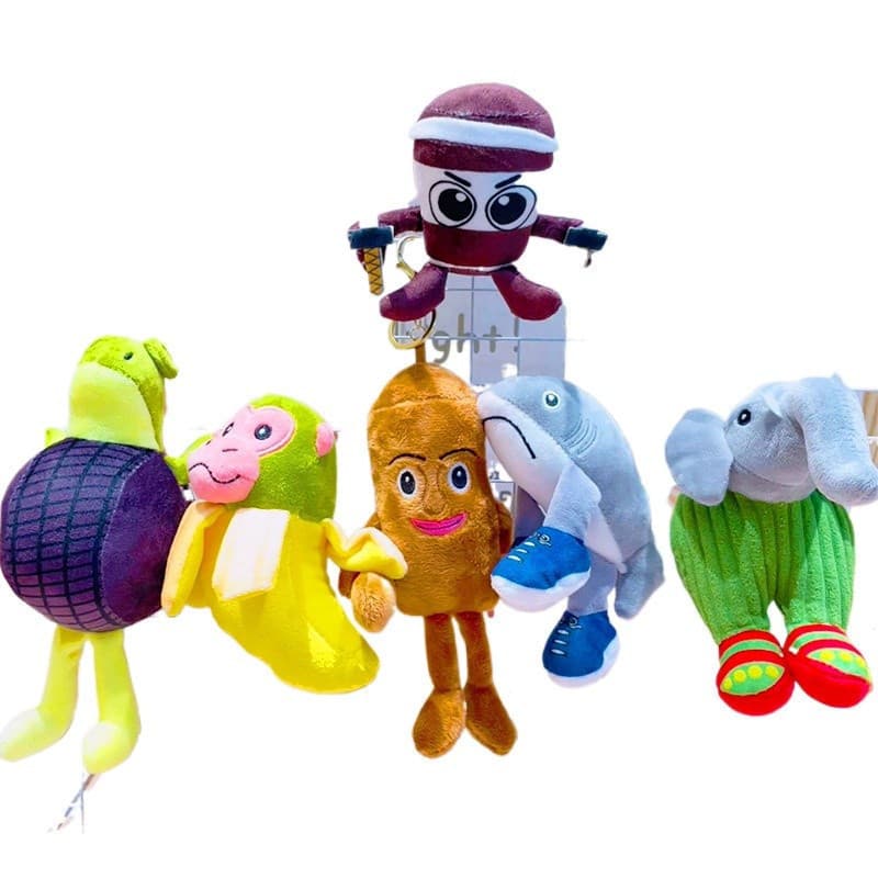 15CM Al Tralelo Tralala Tubarão Chaveiro De Pelúcia Tungtungtung Boneca Brinquedos Macios Decorativa Tralalero