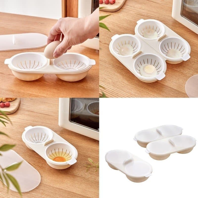 yu Prato Prático Seguro Para Micro-Ondas Cozinhar Ovos E Aquecer De Leite Caçador