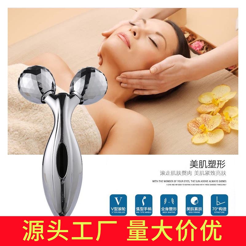 Beleza transfronteiriça v massagem facial v instrumento facial rolo 3d v massageador massageador facial elevador
