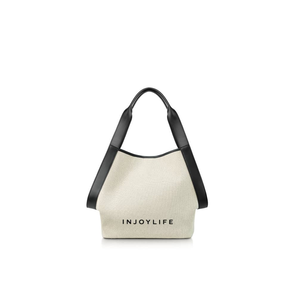 INJOYLIFE Roaming Cesta de vegetais Bolsa de compras de grande capacidade Trabalho Verão Commuter Bolsa de lona portátil
