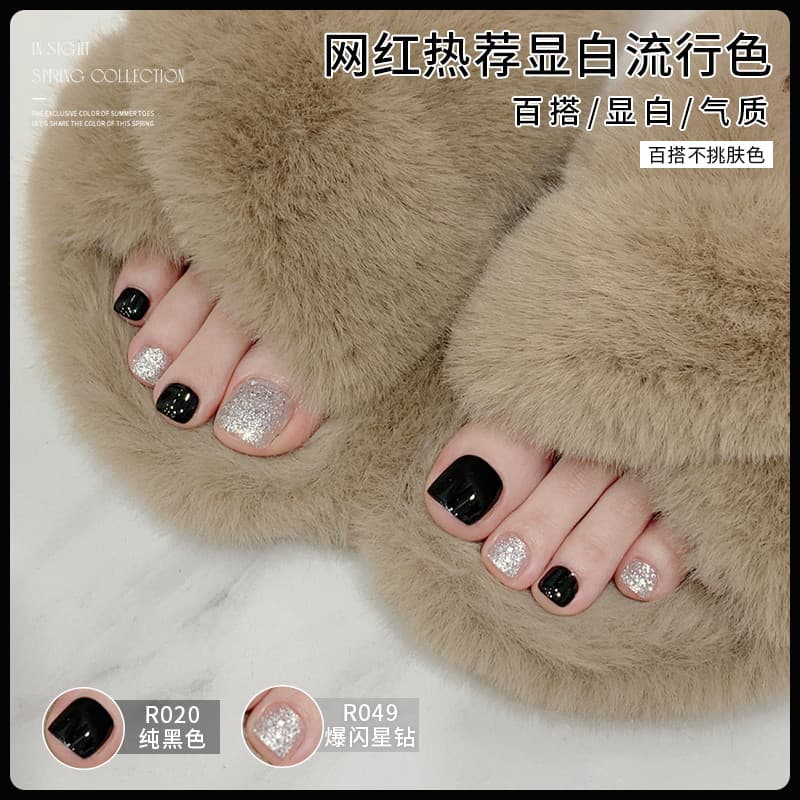 Influenciador lantejoulas unha polonês cola 2026 novo estilo clareamento Popular piscando colorido diamante Manicure con