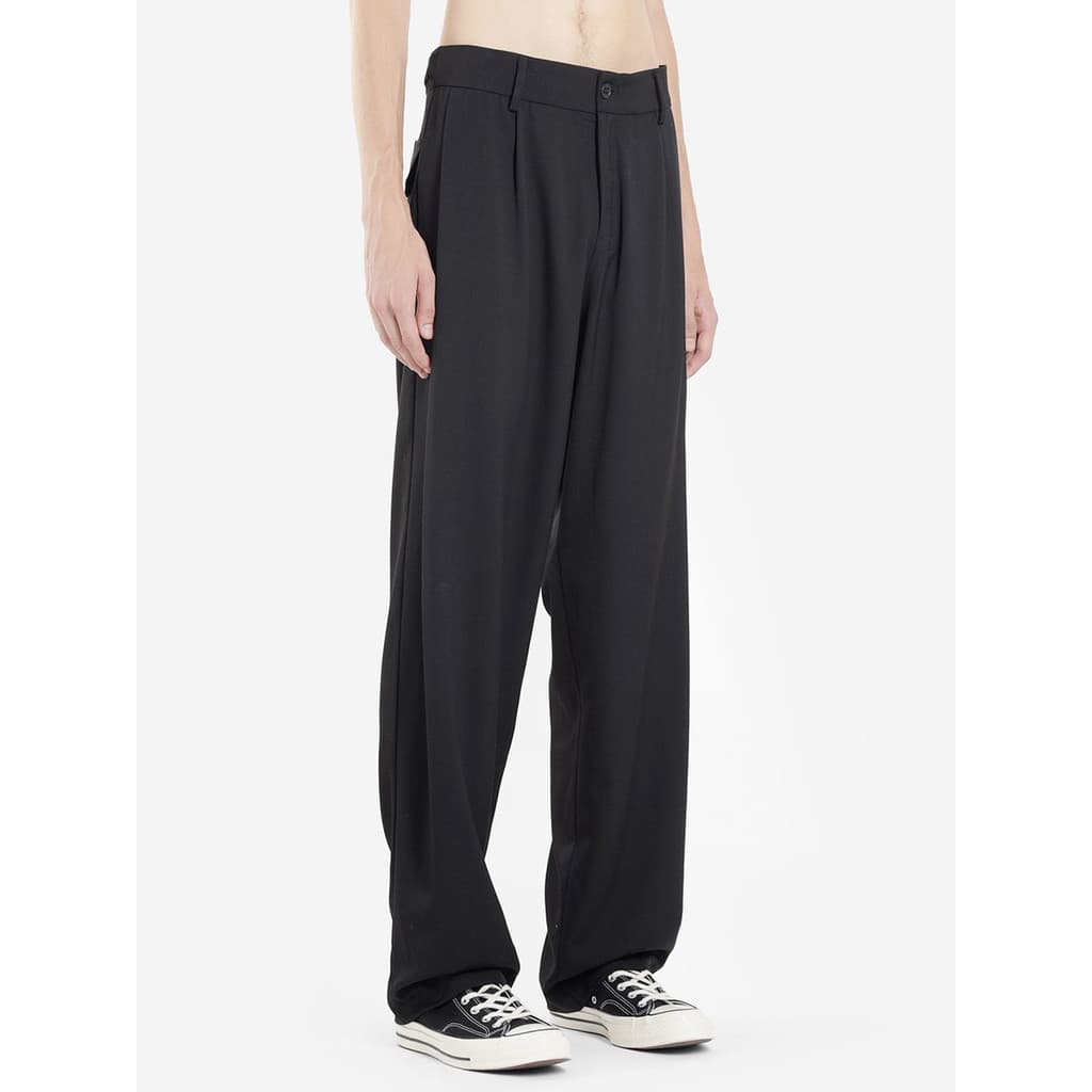 GAOSTUDIOS Preto Novo Estilo Calças Simples Masculinas Casuais Retas Soltas Calças Masculinas de Designer Original Japon