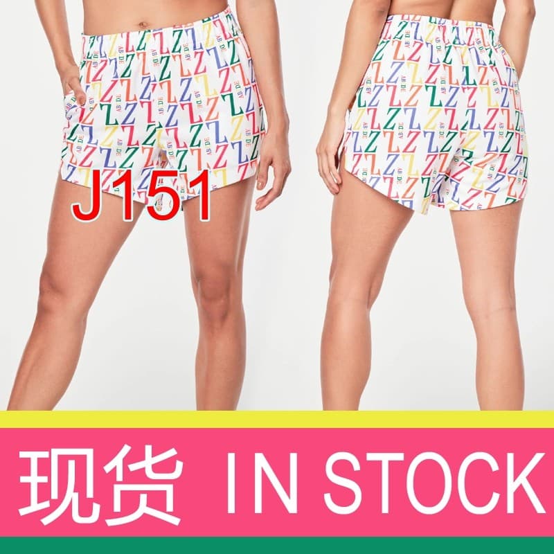 ZW roupas de Fitness esportes Yoga dança equipe secagem rápida basquete pano Shorts fluorescente novo estilo J 151