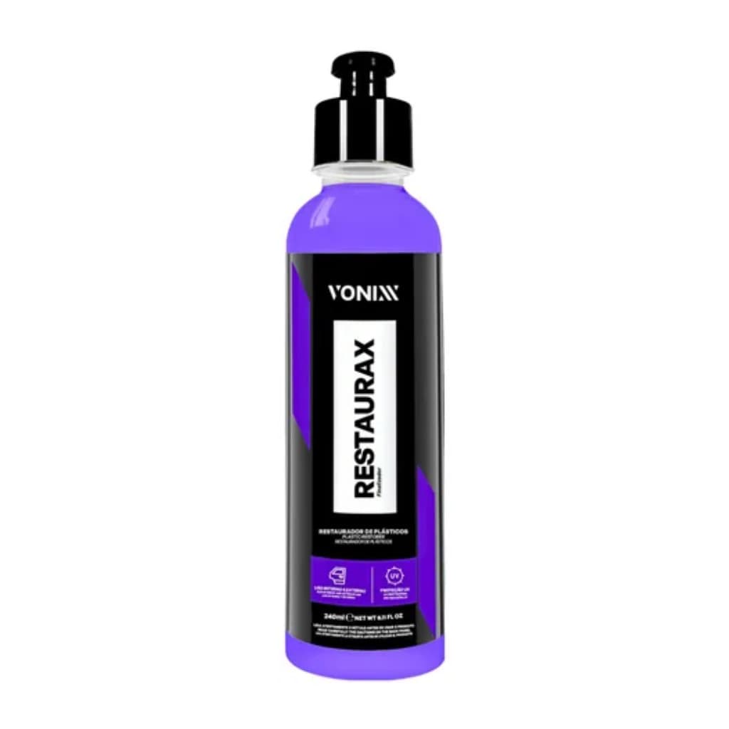 Restaurax Restaurador De Plásticos Automotivos 240ml Vonixx