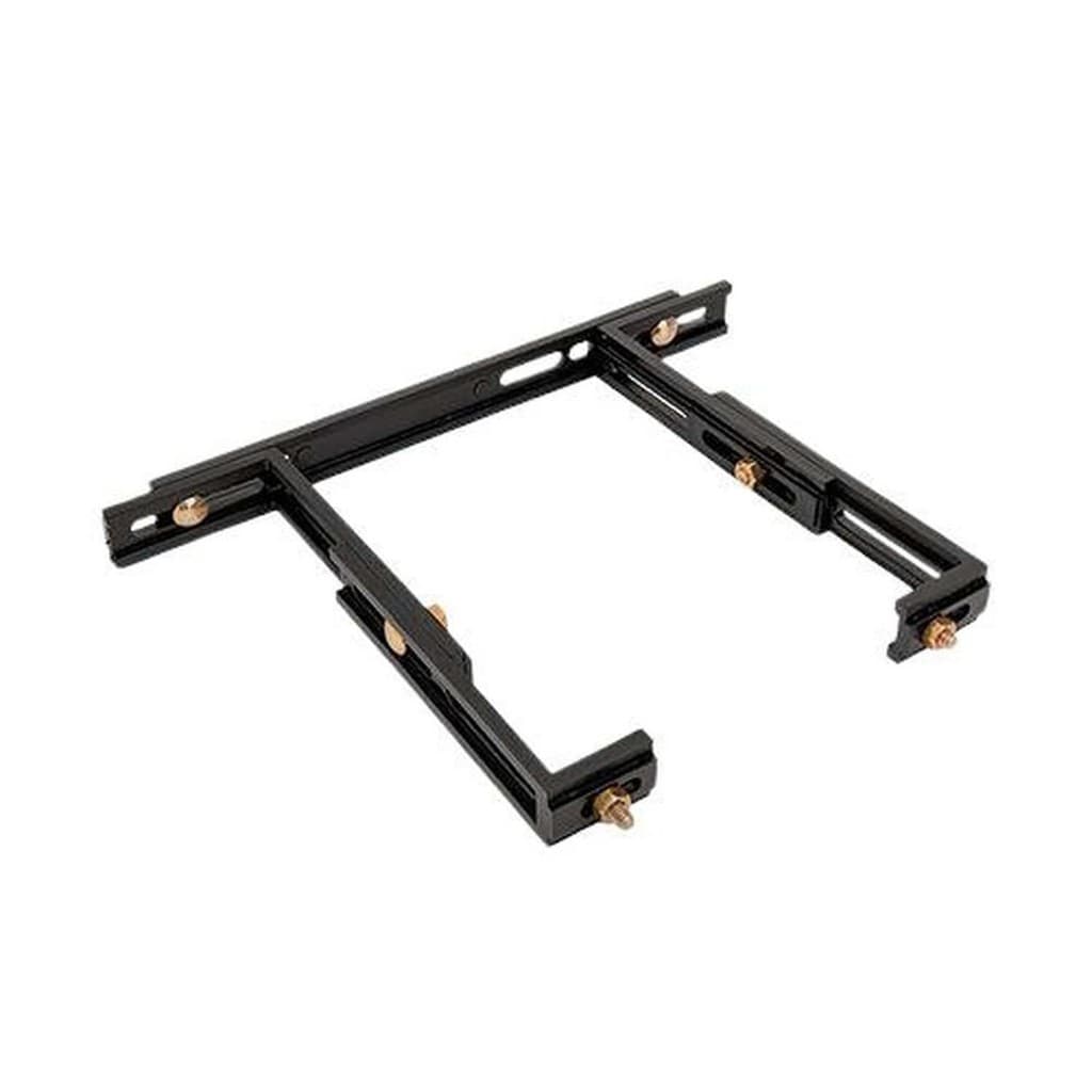 Abraçadeira para Poste Plástica Regulável 19x24,7cm - Par - Policarbonato - Preta