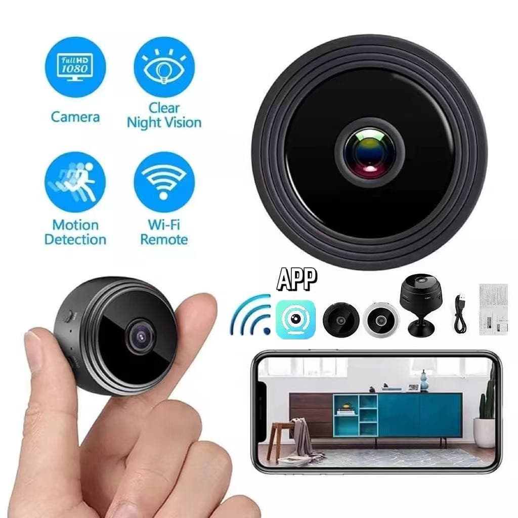Kit 1/2/3/4 Câmeras A9 HD Mini com visão noturna Wifi Câmera 1080P Vigilância