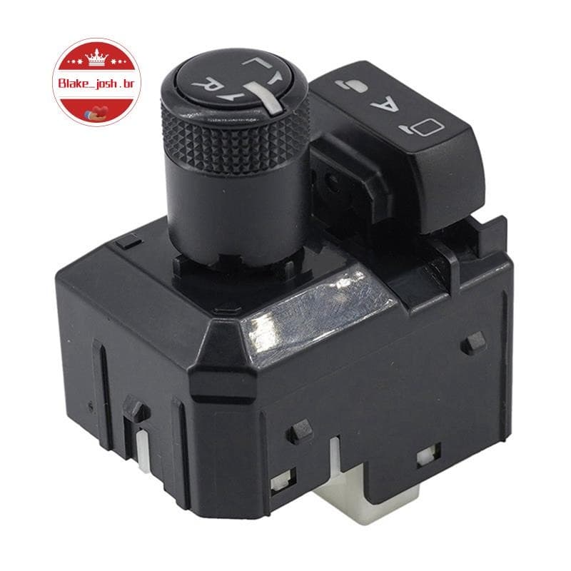 1 Peça Botão Interruptor De Ajuste De Visão Mestre Do Espelho Retrovisor Carro 183712 Preto Para 2015-2020