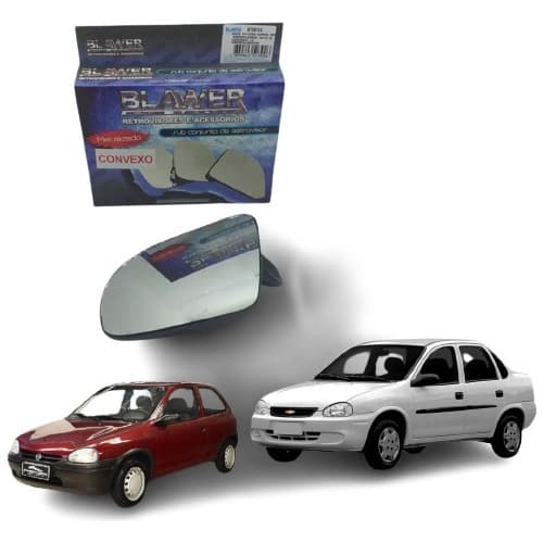 Lente Retrovisor C/base Convexa Corsa / Classic 94/16 Le
