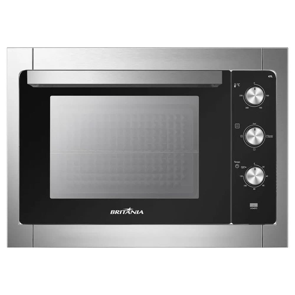 FORNO ELÉTRICO DE EMBUTIR BRITÂNIA 47 LITROS 1600W 127V